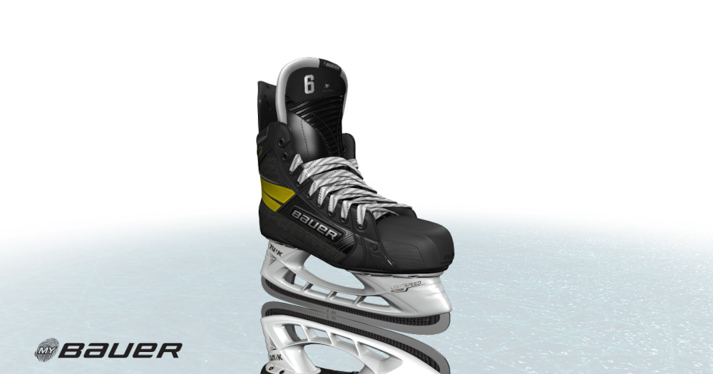 Bauer ice skate customizer screenshot