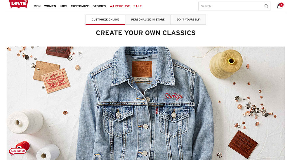 levi strauss online