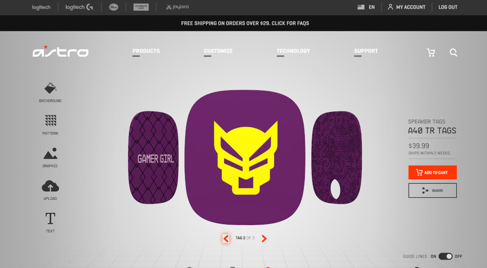 Astro Headphone Customizer Spectrum